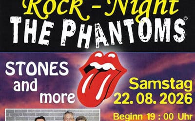 Rocknight 2026 mit The Phantoms – Stones and more